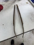 1940 Chevy Front Body A Pillar Wind Lace Trim Retainers Original Pair Gm Car. Fixed Price $85.00.