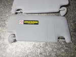 09 10 11 12 13 14 Honda Fit Left Right Sun Visor Shade Pair Gray Used Oem. Fixed Price $82.88.