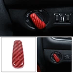 Carbon Fiber Headlight Switch Cover Trim For Dodge Charger Challenger Durango. Fixed Price $12.99.