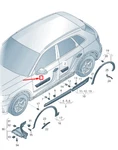 Audi Q5 Fy Front Left Sill Trim Strip 80a853373a 9b9 80a853373a9b9 No Duties. Fixed Price $106.18.
