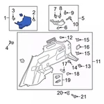 Genuine Ford Body C-pillar Trim Panel Lb5z-7831004-bc. Fixed Price $96.11.