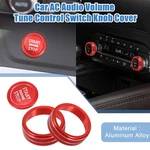 2 Set Ac Knob Engine Start Stop Button Cover For Nissan Rogue 2021-2022 Red. Fixed Price $14.21.