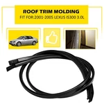 Black Roof Top Trim Moldings 75555-53011 75556-53011 For 01-05 Lexus Is300 3.0l. Fixed Price $28.49.