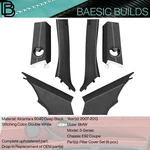 06-13 Bmw E92 Alcantara Pillar Cover Set (6 Pcs.) W/ Stitching. Fixed Price $500.00.