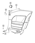 Genuine Mopar Quarter Trim Panel Right 5rg66dx9af. Fixed Price $488.36.