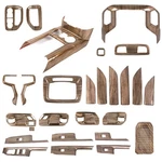 For Chevy Silverado 2019-21 Wood Grain Center Console Dash Full Decor Covers Kit. Fixed Price $275.98.