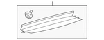 Genuine Ford Lift-gate Trim Cover Ft4z5841308ab. Fixed Price $111.74.