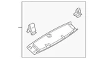 Genuine Mazda Lift-gate Trim Tm52-68-930-02. Fixed Price $61.09.