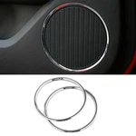 Car Door Speaker Cover Trim For Ford Mustang 2015-2025 Accessories Chrome Abs. Fixed Price $16.99.