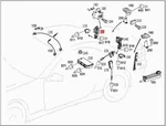 Genuine Mercedes R230 Sl Switch 2308206810. Fixed Price $52.22.