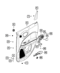 Genuine Mopar Armrest Bezel Right 68538472aa. Fixed Price $37.13.