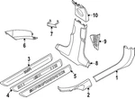 Genuine Bmw Scuff Plate 51-47-9-464-399. Fixed Price $76.81.