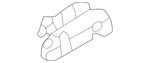 Genuine Mitsubishi Rail Cover 87558w001p. Fixed Price $54.47.