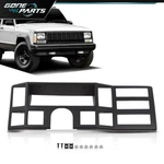 Fit For 1984-1996 Jeep Cherokee Xj Dash Speedo Cluster Bezel Radio Trim Black. Fixed Price $53.15.