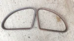 1939 Chevy Coupe Quarter Window Garnish Moldings Original Gm Pair Interior Trim. Fixed Price $350.00.