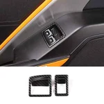 Carbon Fiber Door Window Lift Switch Frame Cover Trims For 2014-2019 Corvette C7. Fixed Price $15.99.
