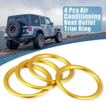Air Conditioning Vent Outlet Ring Interior Accessory Cover For Jeep Yellow. Fixed Price $16.09.