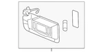 Genuine Gm Light Atmosphere Driver Side Sun Visor 39009400. Fixed Price $138.53.