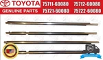 Toyota Lexus Genuine Land Cruiser Prado Gx470 Front Rear Door Belt Moulding Oem. Fixed Price $166.00.