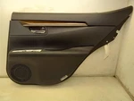 13 Lexus Es350 Rear Passenger Right Door Panel Blk-lb10. Fixed Price $187.49.