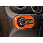 Orange Headlight Adjust Control Button Frame Decor For Jeep Wrangler Gladiator. Fixed Price $16.49.