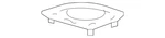 Genuine Audi Radio Speaker Enclosure 80b-035-428. Fixed Price $17.05.