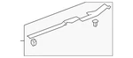 Genuine Volkswagen Scuff Plate 1k4-853-371-e-82v. Fixed Price $33.04.