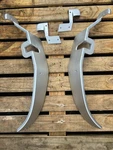03-08 Mercedes R230 Sl500 Sl55 Aluminum Door Latch Trim Cover Plates W/ Screws. Fixed Price $39.95.
