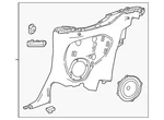 Genuine Gm Black Driver Side Quarter Lower Rear Trim Panel 84598794. Fixed Price $224.99.