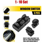 Fit 2006-2008 Lincoln Mark Front Left Power Window Control Switch Button 1-10set. Fixed Price $238.07.