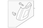 Genuine Volkswagen Upper Center Pillar Trim 561-867-243-a-y20. Fixed Price $55.13.