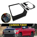 3pcs Carbon Fiber Center Gear Shifter Panel Cover For Toyota Tundra 2014-2021. Fixed Price $15.19.