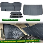 Front Side Windows&front Windshield Covers Forram Promaster 1500 2500 3500 2014+. Fixed Price $157.00.