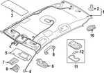 Genuine Kia Headliner Plug 85746-3y000gyt. Fixed Price $4.70.