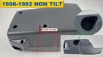 No Tilt Fit 1986-92 Nissan D21 Gray Steering Column Cover. Fixed Price $103.94.