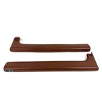 1986-1989 Porsche 930 964 911 Mahogany Vinyl Lower Dash Knee Pad Bolster Set. Fixed Price $386.99.