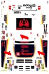#1 Ted Musgrave Dodge Ram Nastruk 1998 1/64th Ho Scale Slot Car Decals. Fixed Price $5.50.
