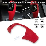 Red Alcantara Suede Leather Gear Shift Knob Cover For Bmw 5 Series X5 X6 E70 E71. Fixed Price $27.19.