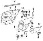 Genuine Gm Handle Bezel 88890141. Fixed Price $22.25.