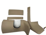 2012-2015 Tesla Model S Lower Dashboard Panel & Glove Box Trim + Door Carrier. Fixed Price $153.57.