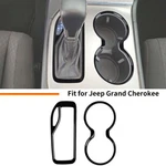 Gloss Black Center Gear Shift Control+ Cup Holder Cover For Grand Cherokee 16-21. Fixed Price $22.29.