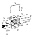 Genuine Mopar Release Handle Bezel Cover Left 6ub91dx8ab. Fixed Price $48.37.