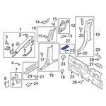 Genuine Ford 2022-2025 Door Sill Plate Fl3z-1613209-ab. Fixed Price $84.62.