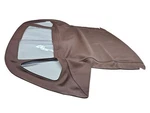 Fits: Mercedes R107 Sl 1972-89 Soft Top Chocolate Brown Haartz German Canvas. Fixed Price $689.96.