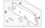 Genuine Subaru Lower Gate Trim 94320sj010vh. Fixed Price $557.92.