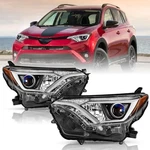 16-18 Toyota Rav4 Halogen Headlights Pair Left Driver & Right Passenger. Fixed Price $249.85.