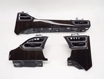 Tesla Model S Instrument Panel Dash Vent Trim Set Obeche Gloss 1004518-06-f. Fixed Price $250.00.