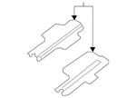 Genuine Nissan Seat Track Cover 88592-3ja2a. Fixed Price $30.30.