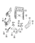 Genuine Mopar Seat Shield 6un02dx9aa. Fixed Price $49.19.