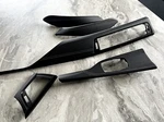 Bmw F30 F31 F32 F34 F36 Carbon Leather Interior Trim Kit Set White Stitches Rhd. Fixed Price $368.04.